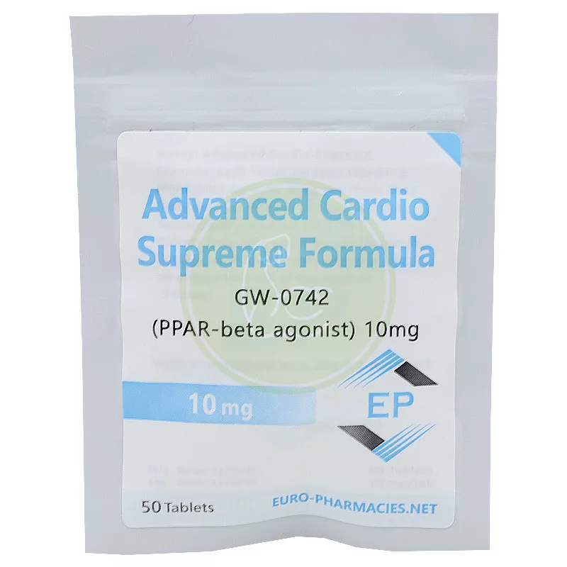 Advanced Cardio (GW 0742) – 10mg/tab – 50 pills