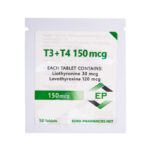 T3+T4 (T3-30mcg + T4-120mcg) – 150mcg/tab – 50 tab/bag USA