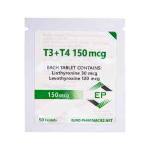 T3+T4 (T3-30mcg + T4-120mcg) – 150mcg/tab – 50 tab/bag USA