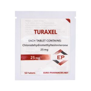 Turaxel 25 (Turanabol) – 25mg/tab – 50 tab/bag USA
